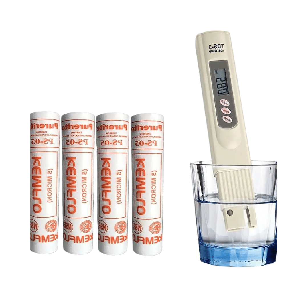 digital tds meter with spun filter